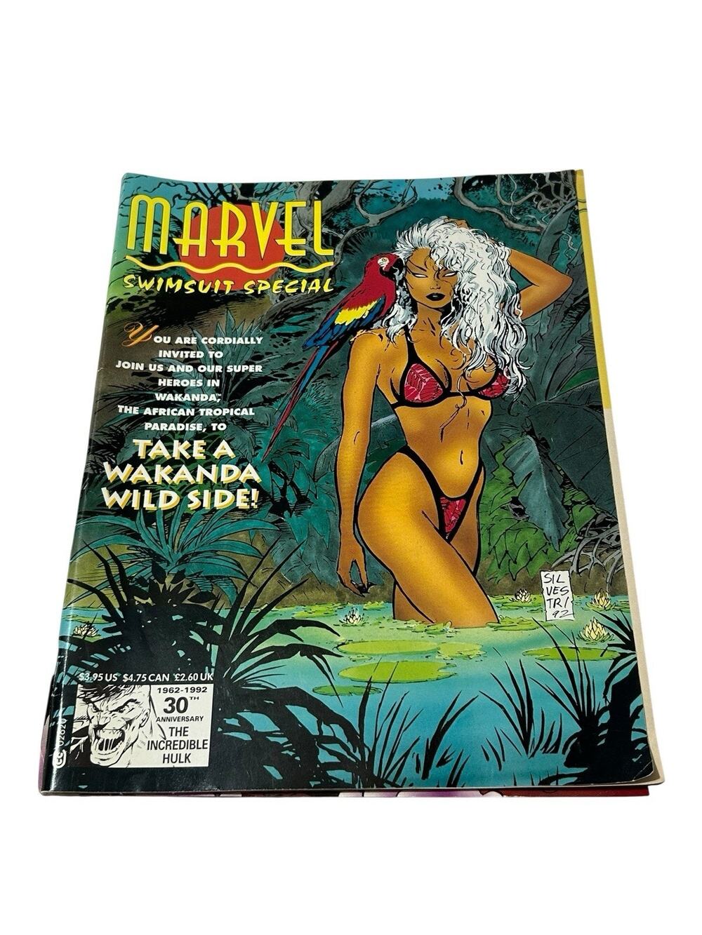 MARVEL SWIMSUIT SPECIAL Magazine (1992) Marc Silvestri Jim Lee WAKANDA
